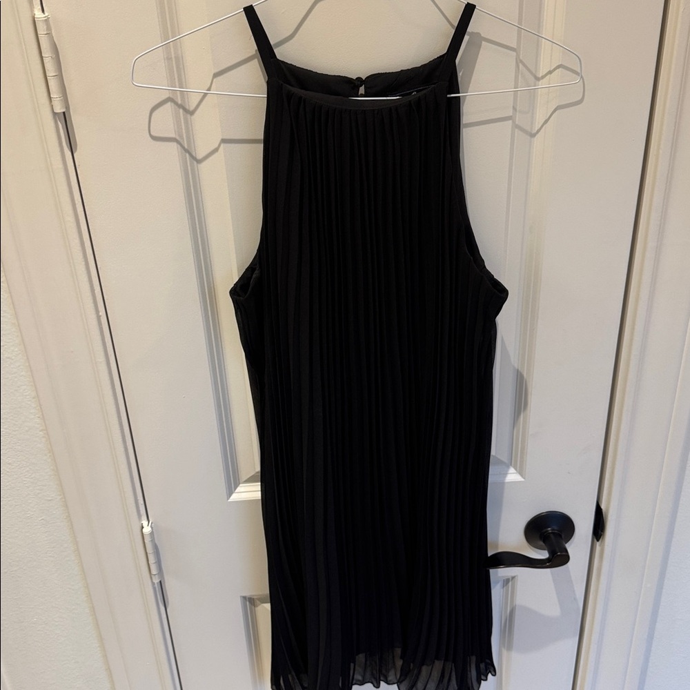 Sam Edelman Black Pleated Dress